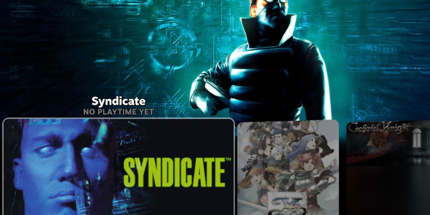 Steam Deck  SegaCD version of Syndicate on the Steam Library