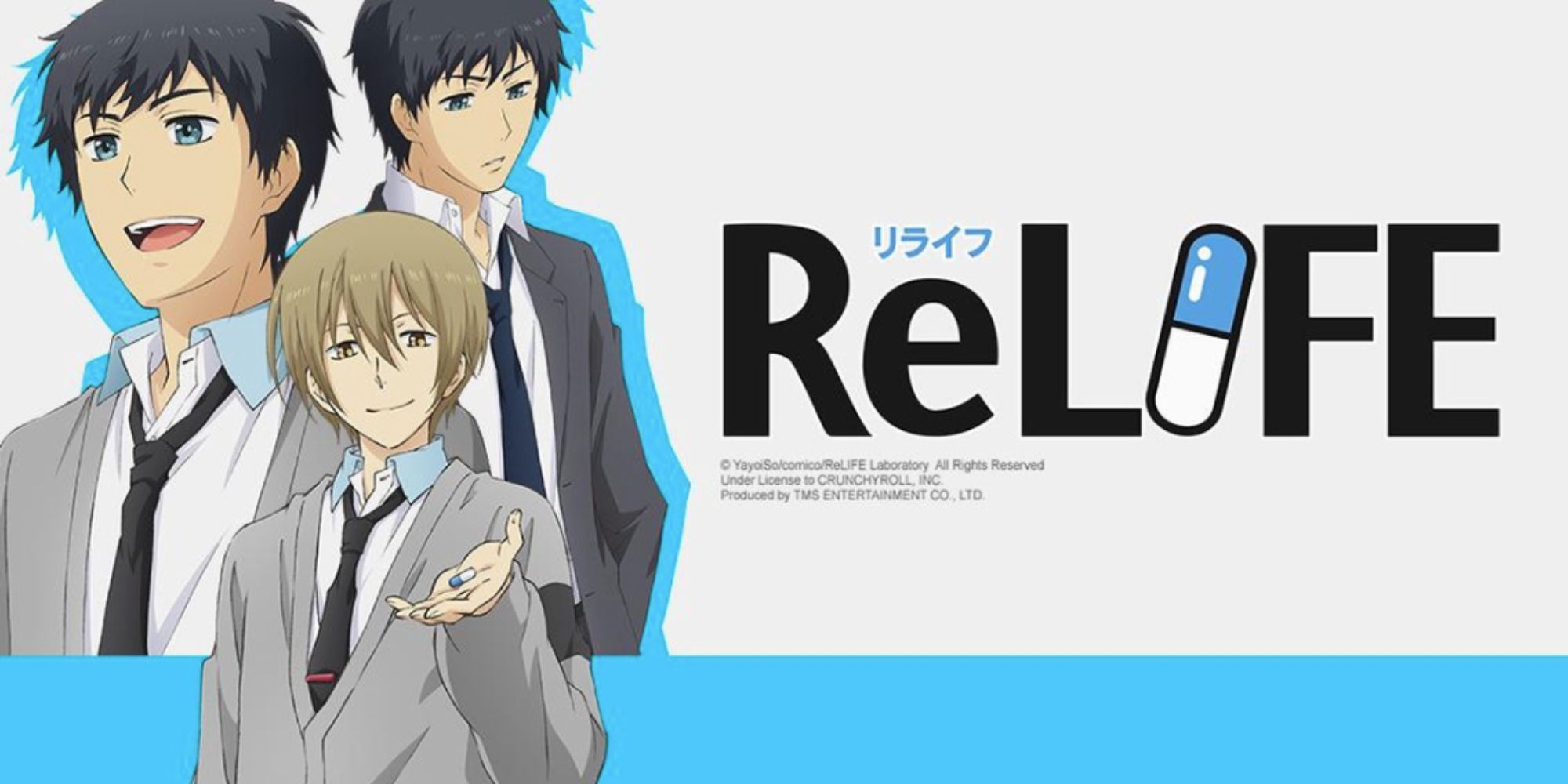 relife three men stand