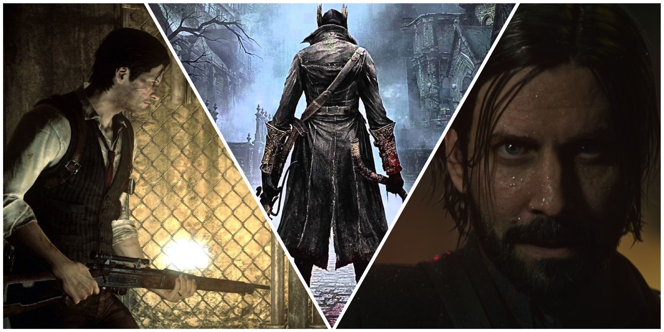 The Evil Within Bloodborne Alan Wake 2 Split Image