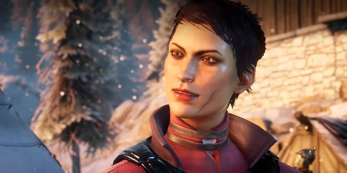 cassandra's face in dragon age inquisition at haven