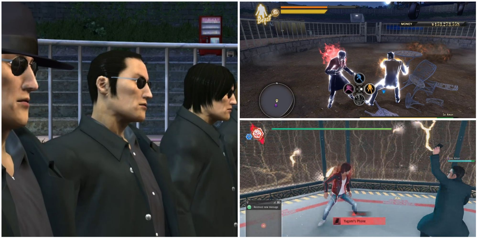 Yakuza Amon Fights- Yakuza 4 Yakuza 0 Judgment