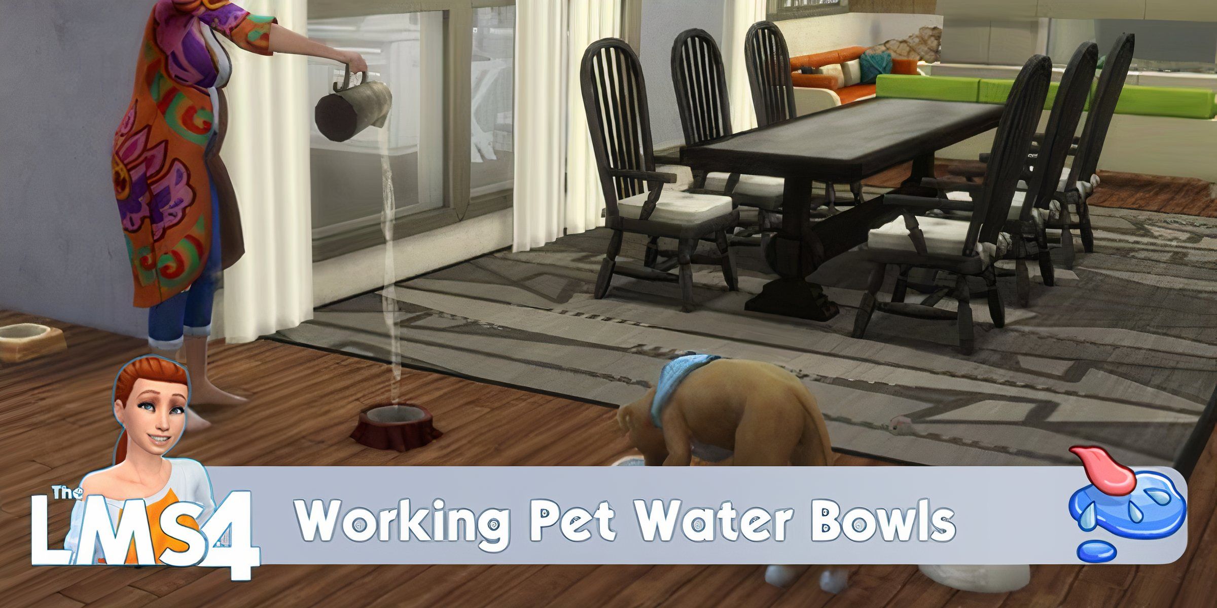 The Working Pet Water Bowls mod