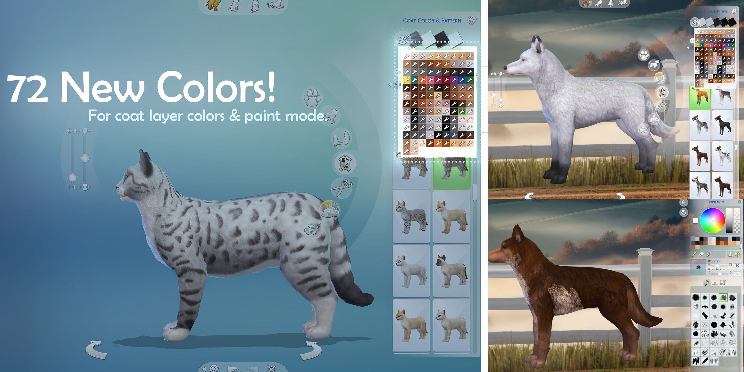 The Expanded Coat and Fur Colors for Cats & Dogs