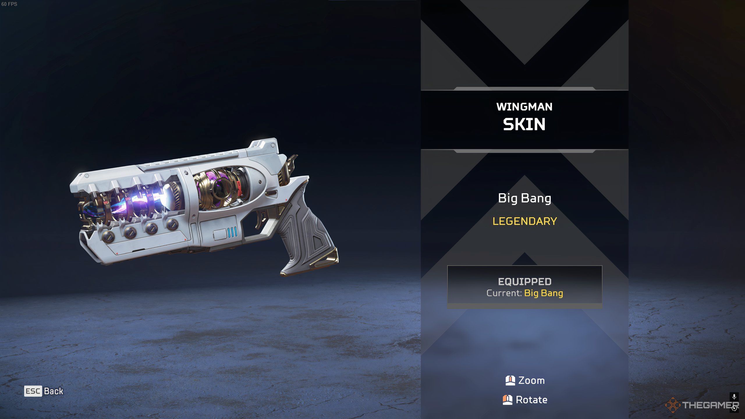 Wingman's Big Bang skin in the Astral Anomaly Event in Apex Legends.