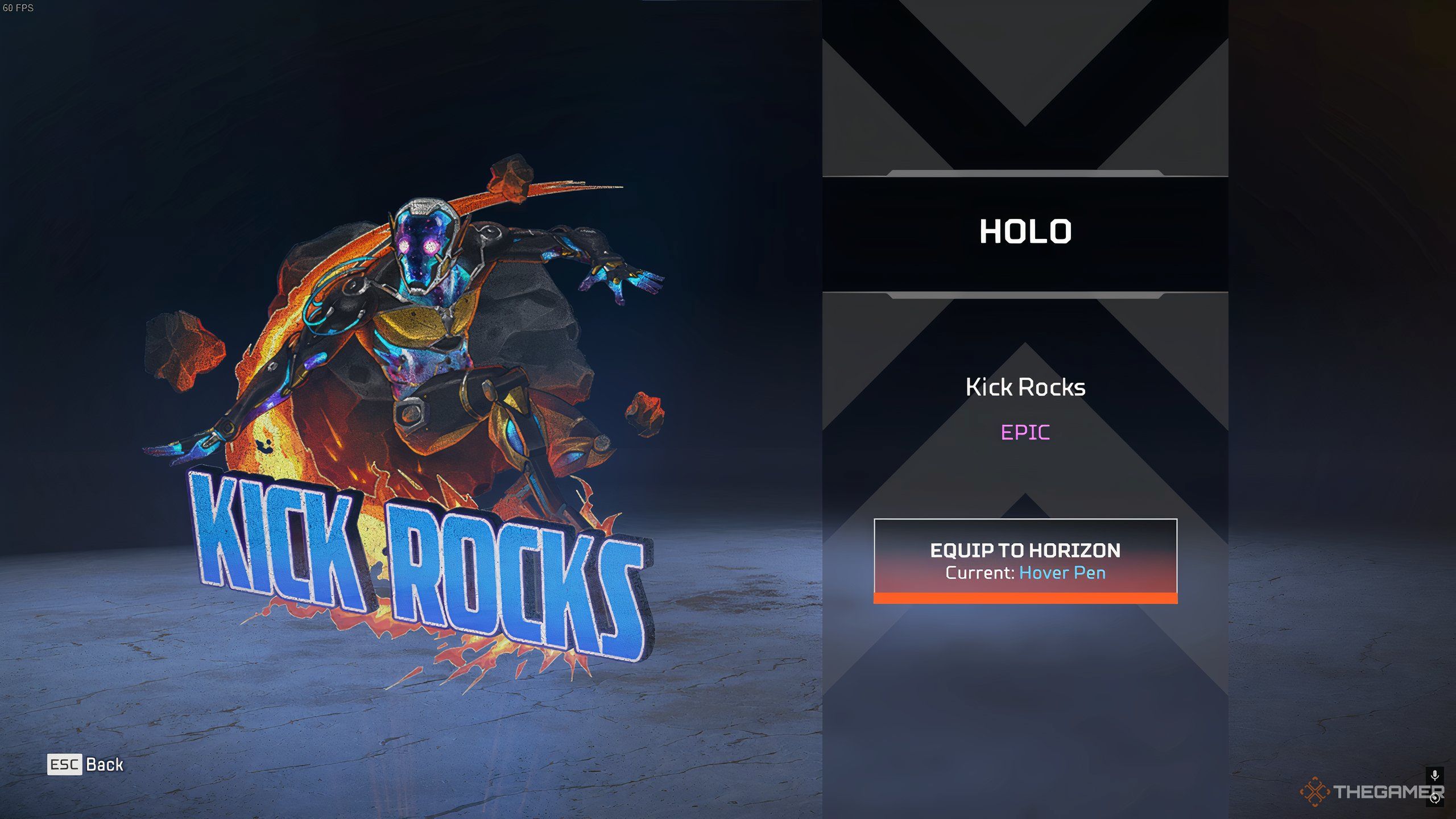 Kick Rocks holospray in the Astral Anomaly Event in Apex Legends.