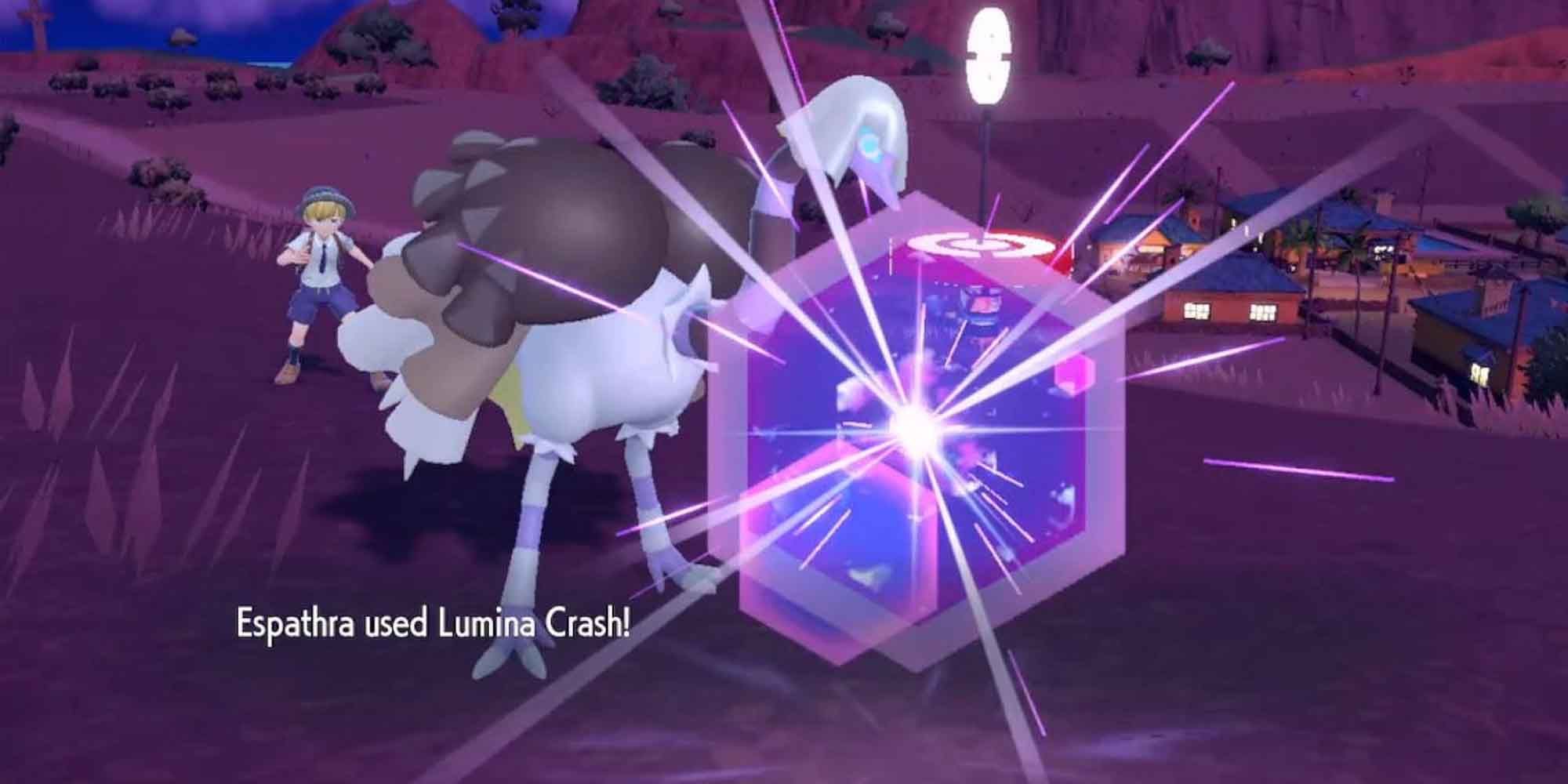 Lowering The Opponent's Special Defense With Lumina Crash In Pokemon