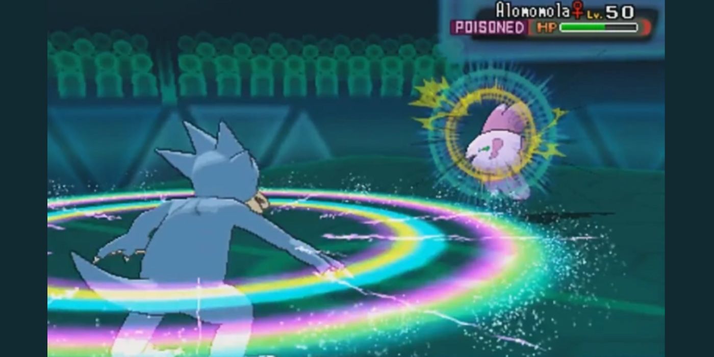 Golduck Using Synchronoise In Pokemon