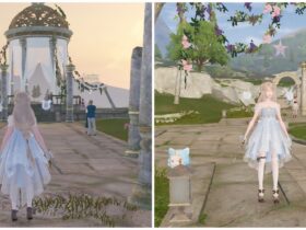 How to Get Whimstar Near Swan Gazebo (Breezy Meadow) In Infinity Nikki