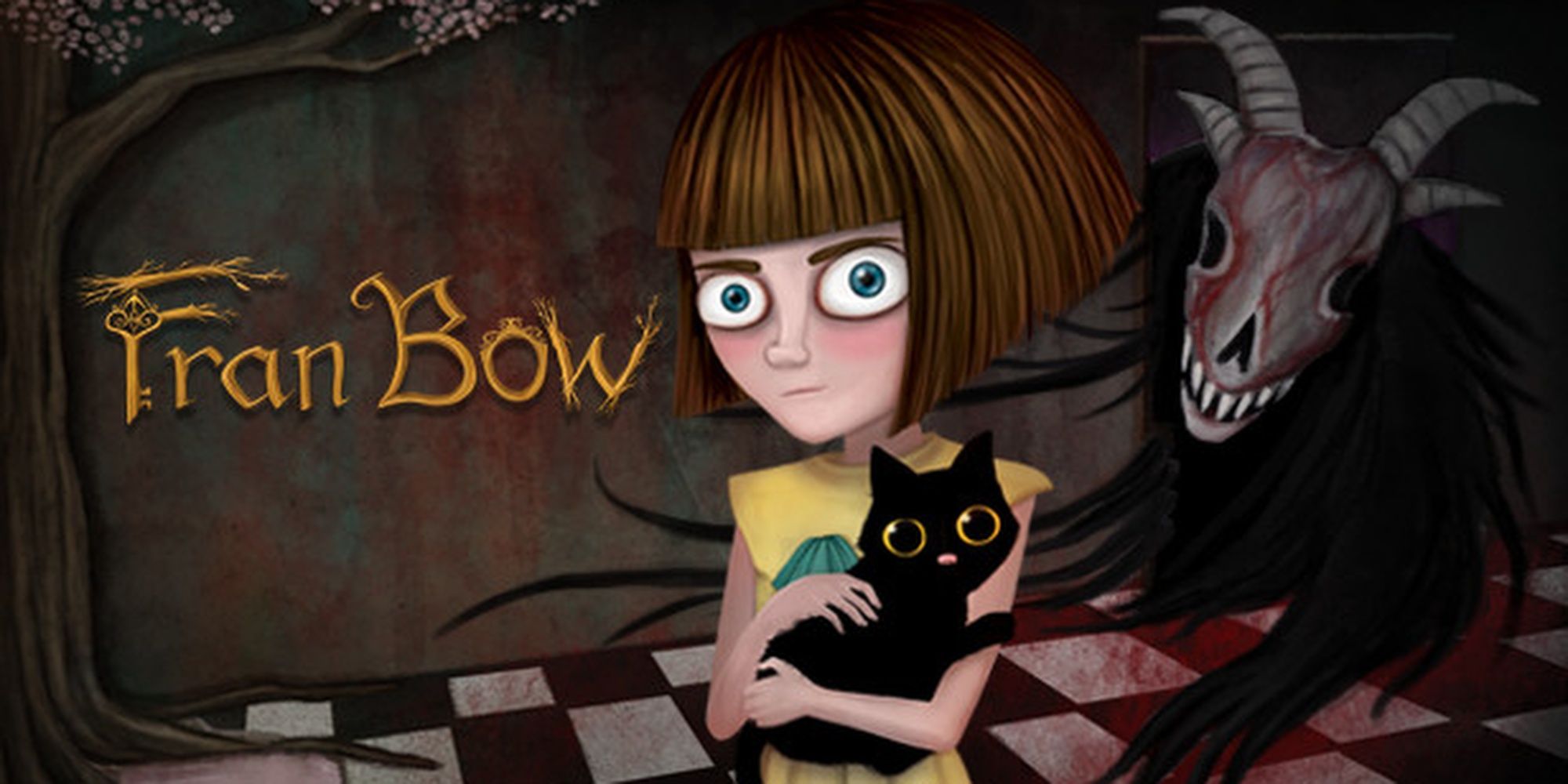 Image of Fran Bow Fran Being Stalked By A Demon from Fran Bow.