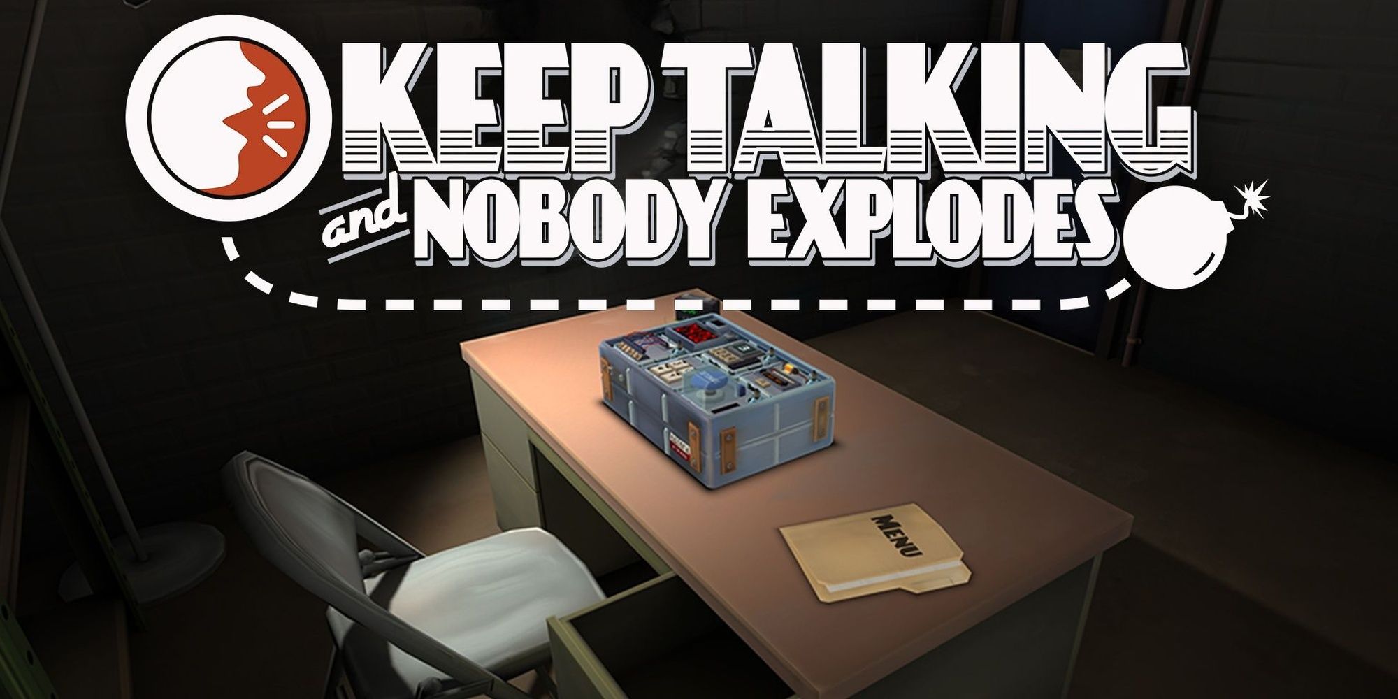 Image of The Splash Screen Of The Game In The Store of Keep Talking And Nobody Explodes.