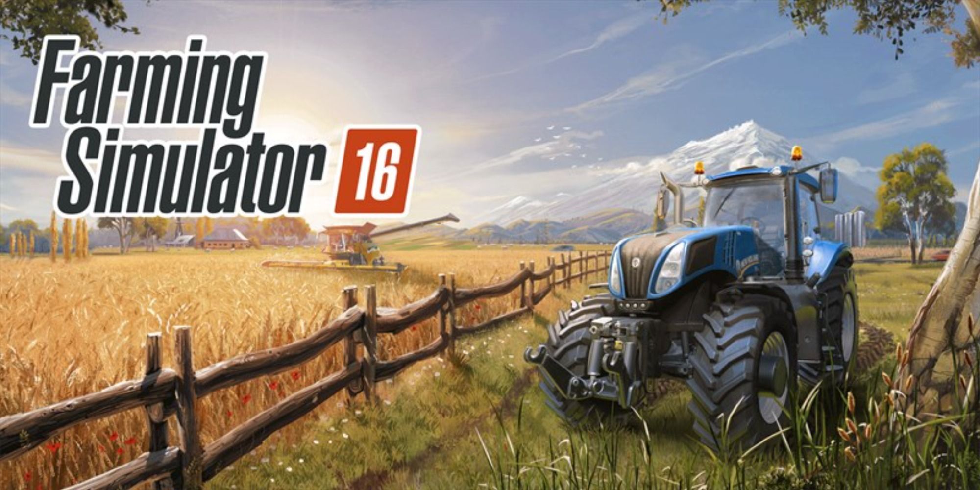 Farming Simulator 16 game poster.