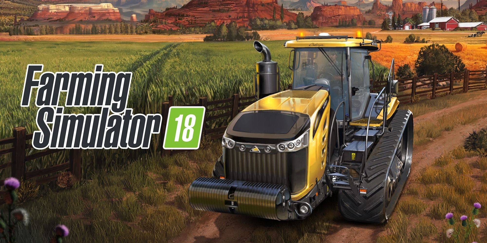 Farming Simulator 18 poster.