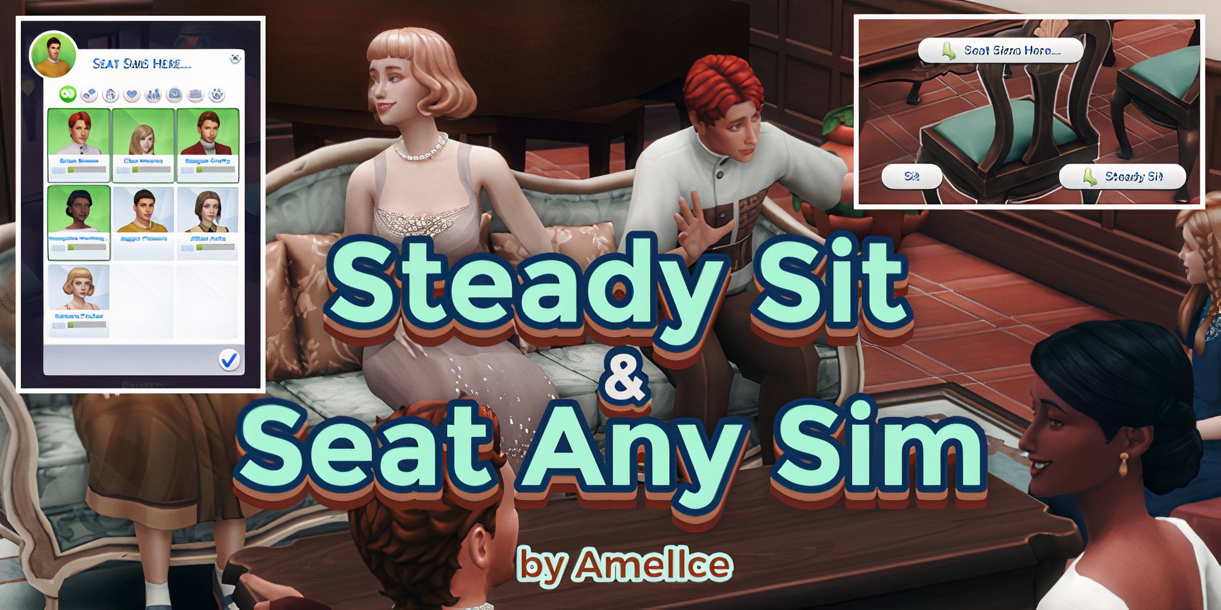 Steady Sit & Seat Any Sim mod