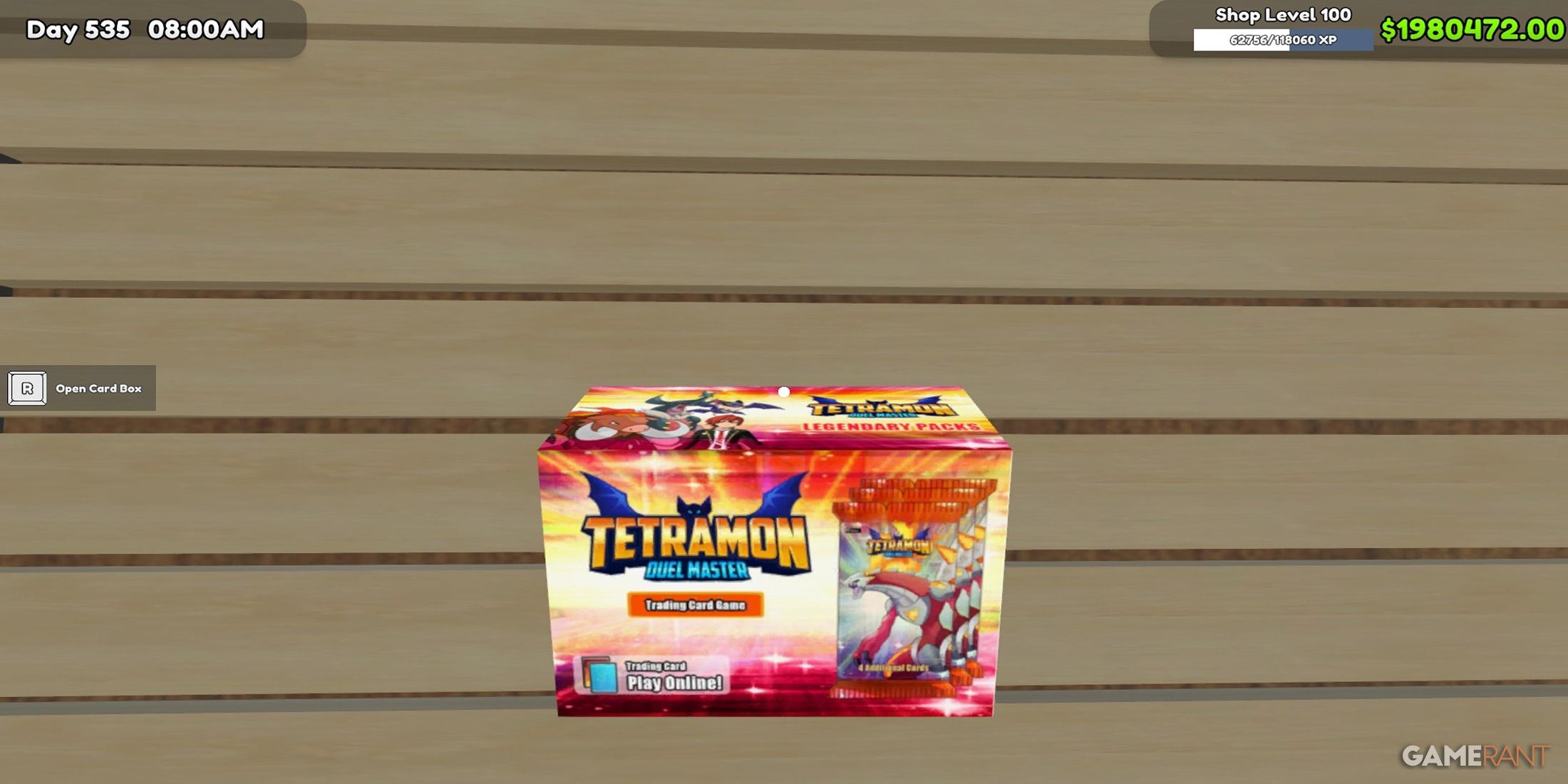 Booster Box In TCG Card Shop Simulator