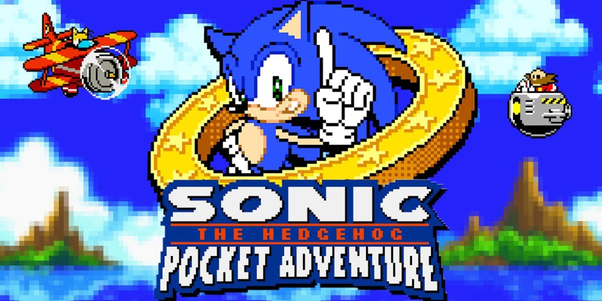 Sonic Pocket Adventure title screen.