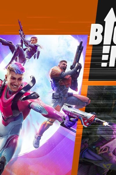 A collection of Splitgate 2 screenshots as part of GamesRadar+'s Big in 2025 roundup