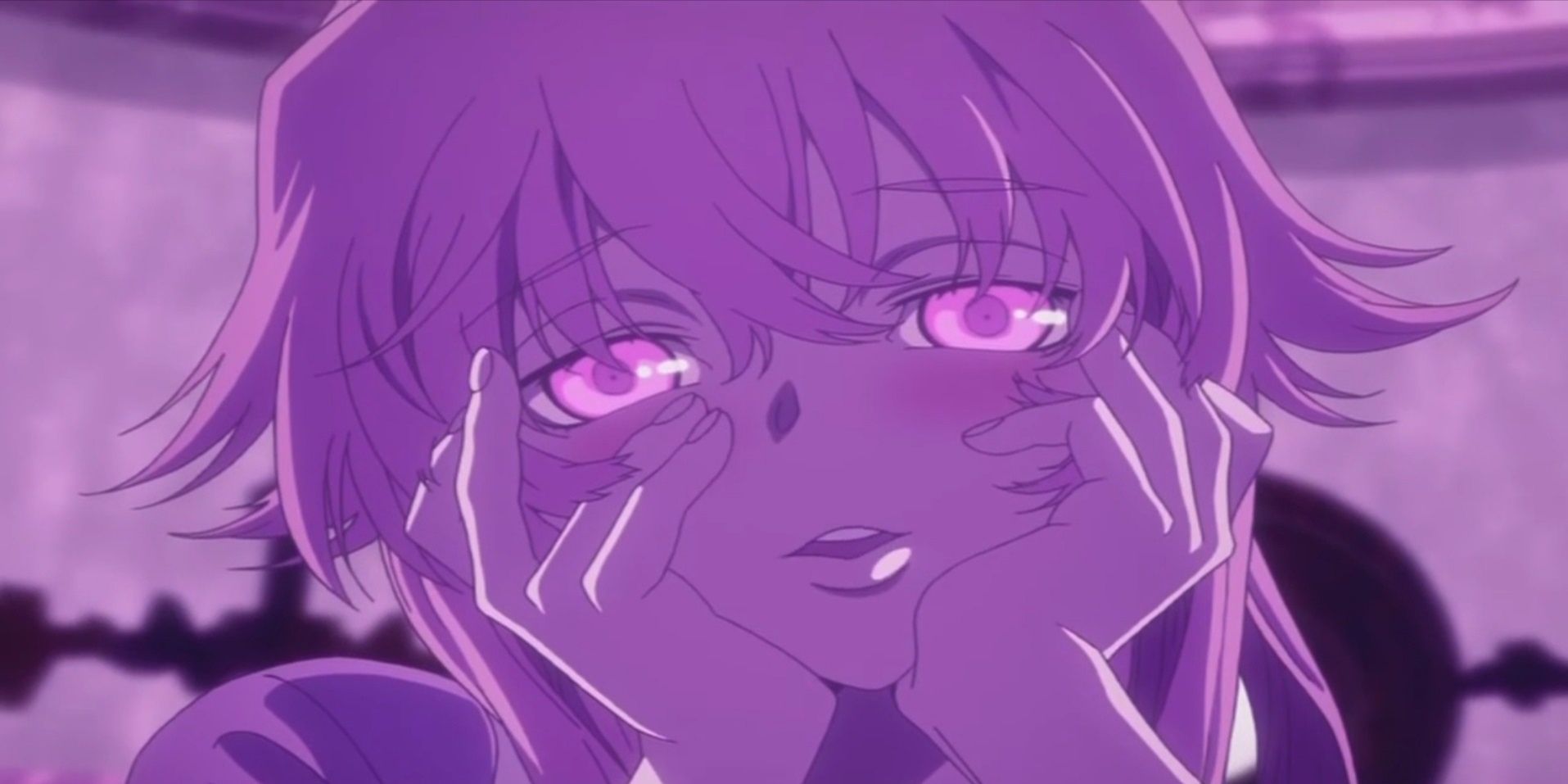 Iconic Anime Poses- Yuno Gasai Yandere Face