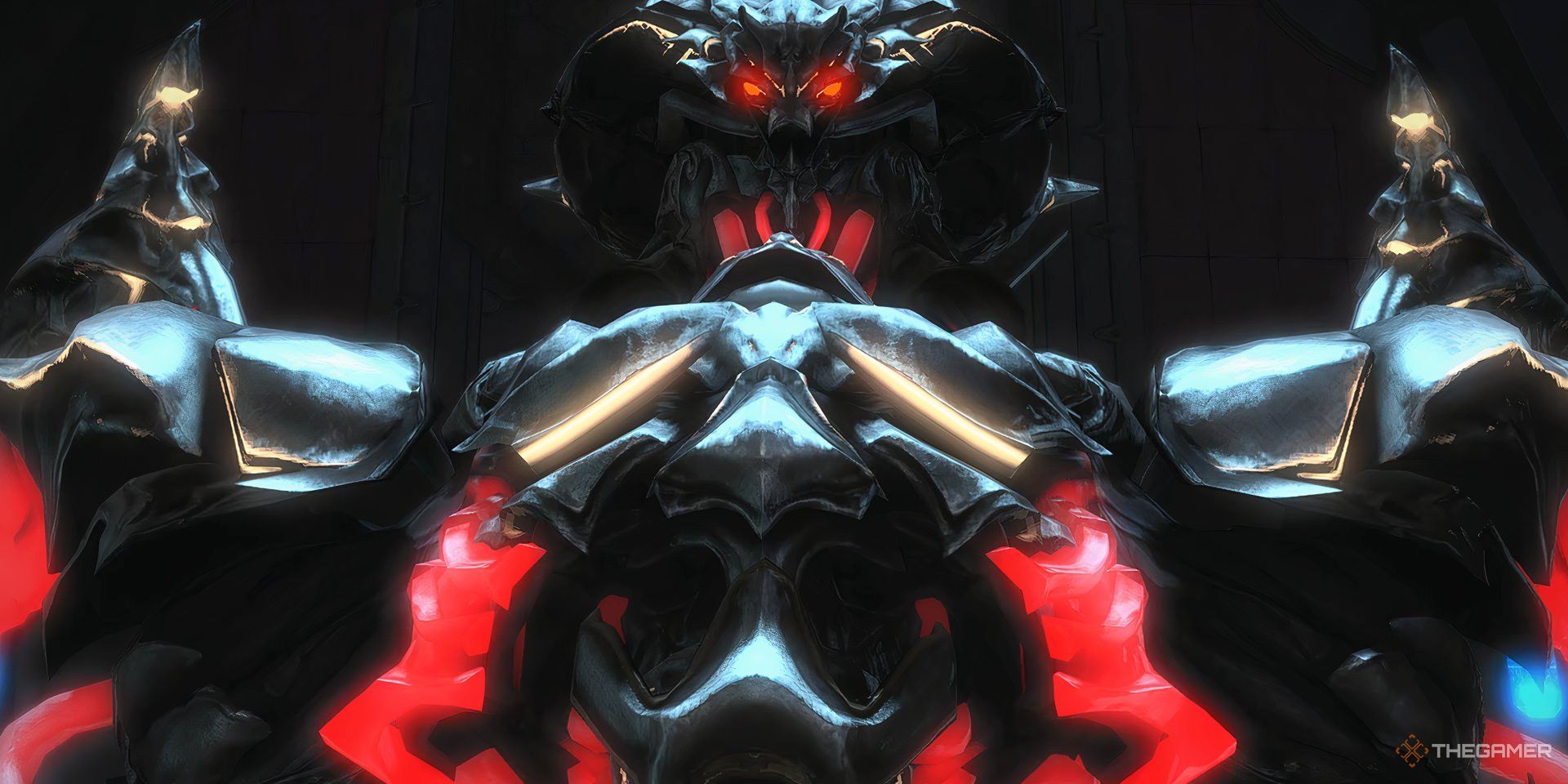 The Ultima Weapon looking at the camera in Final Fantasy 14.