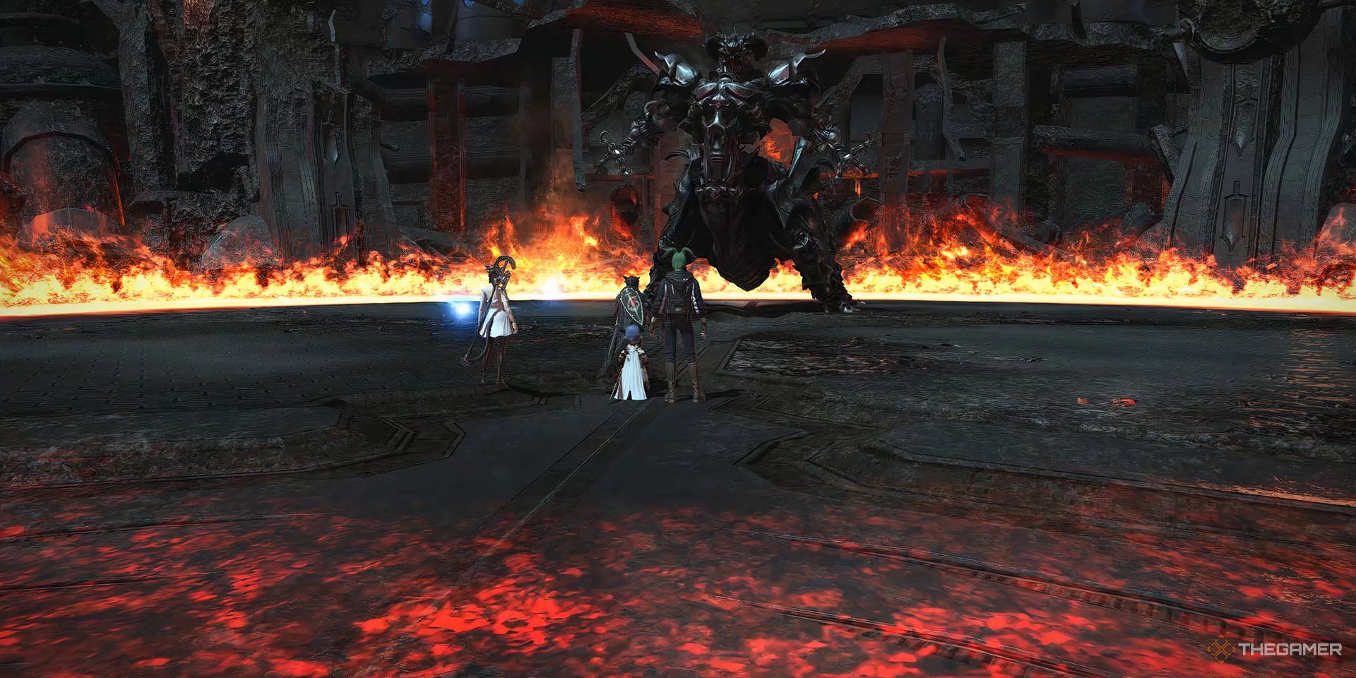 The Ultima Weapon's final phase in Final Fantasy 14.