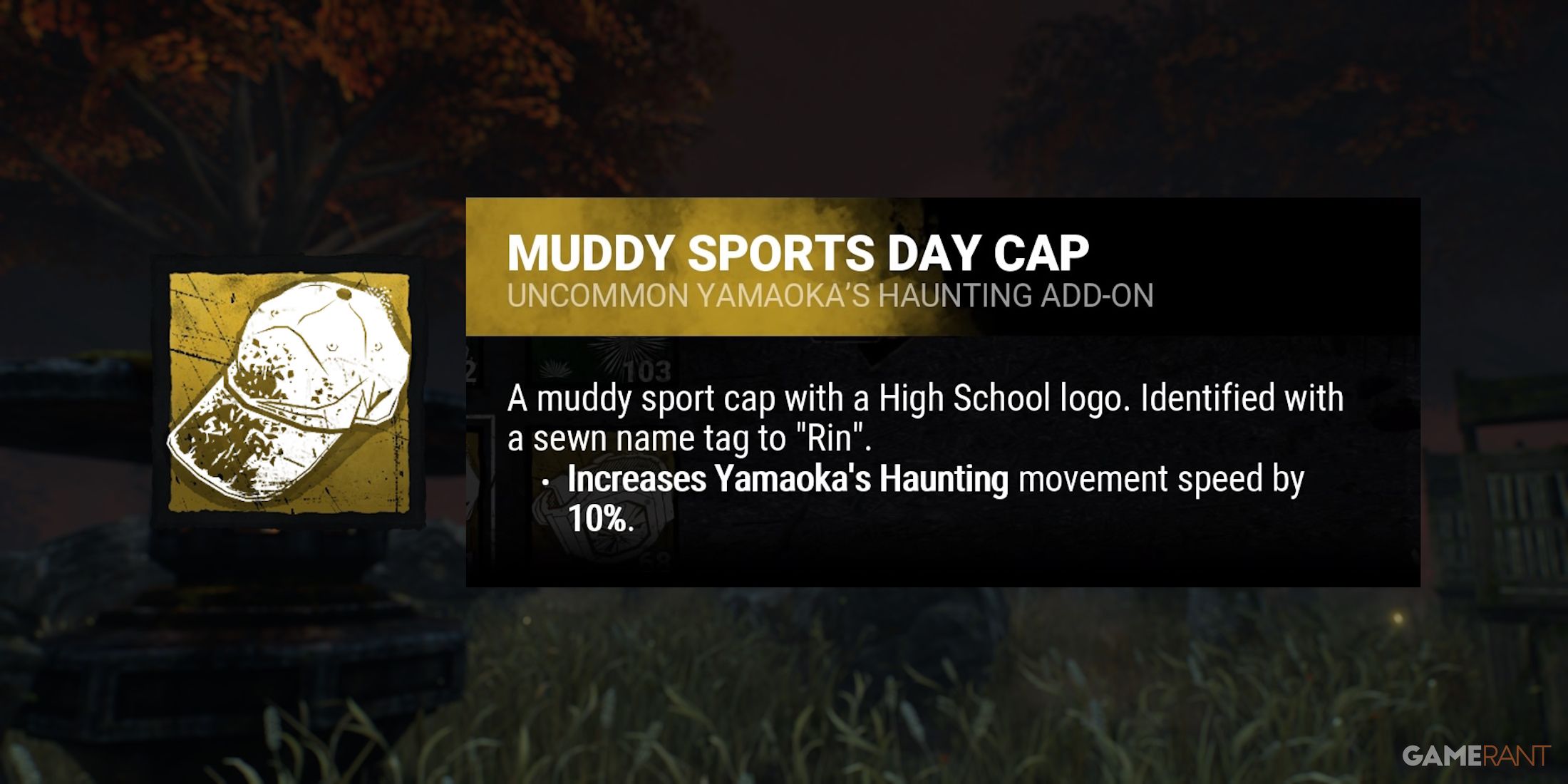 dead by daylight the spirit muddy sports day cap addon