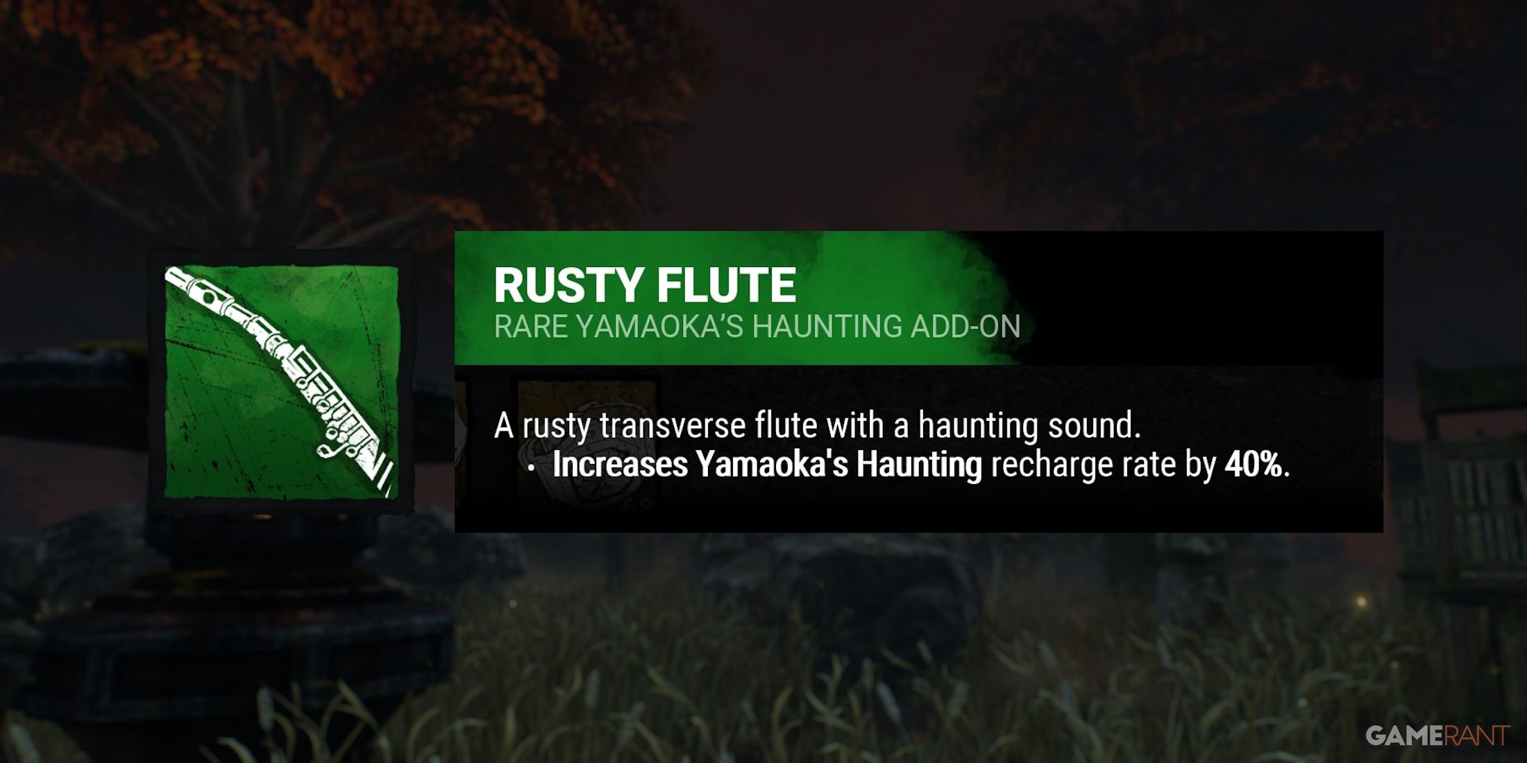 dead by daylight the spirit rusty flute addon