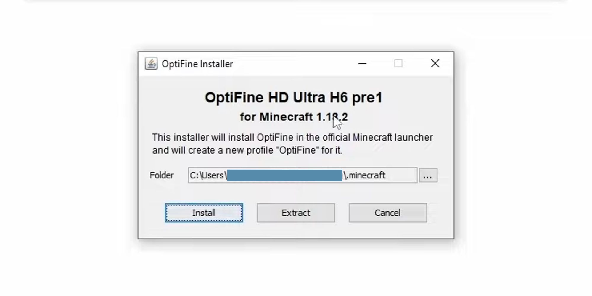 optifine 1.18.2 installer