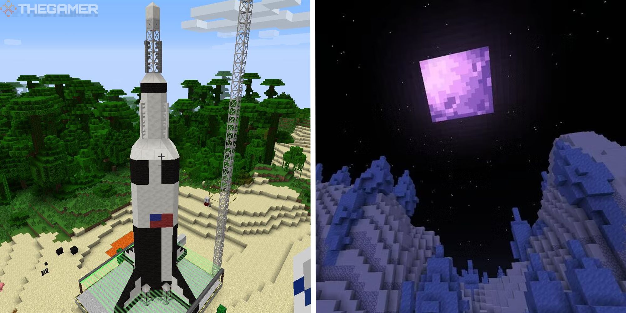 minecraft best space mods showing beyond earth and advanced rocketry