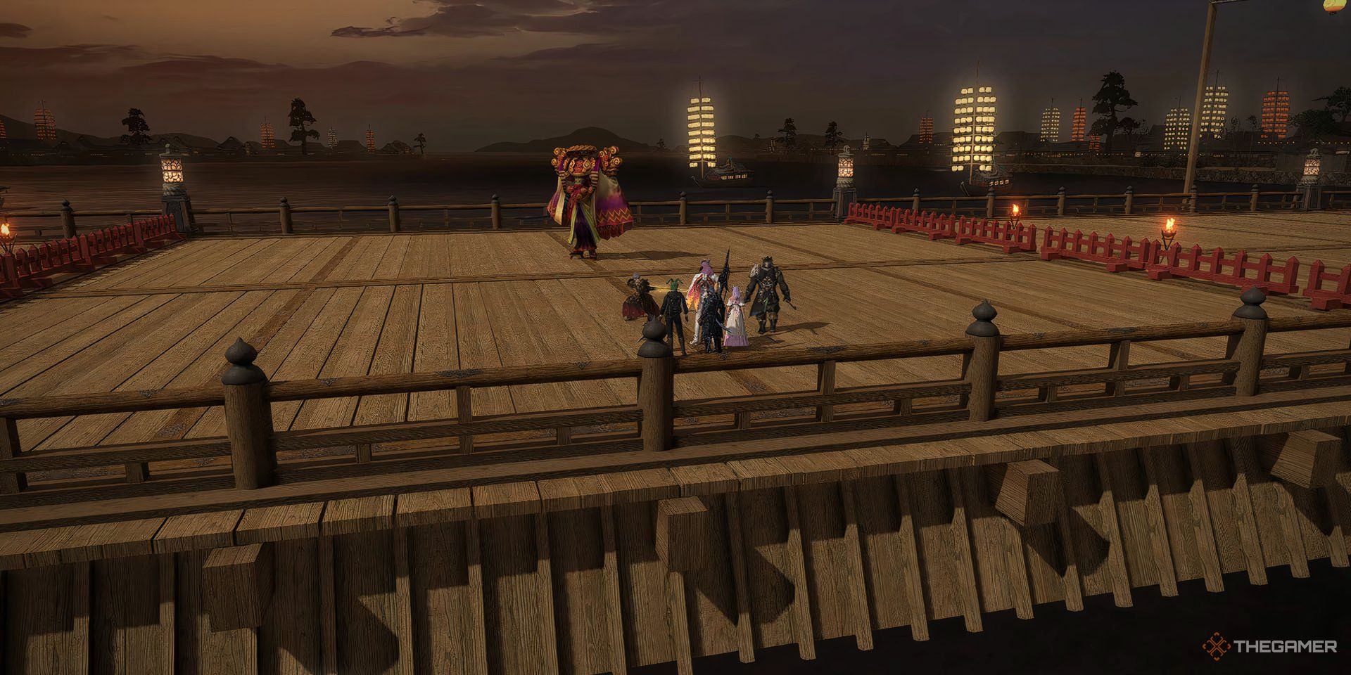 Yojimbo in the Kugane Ohashi Trial in Final Fantasy 14.