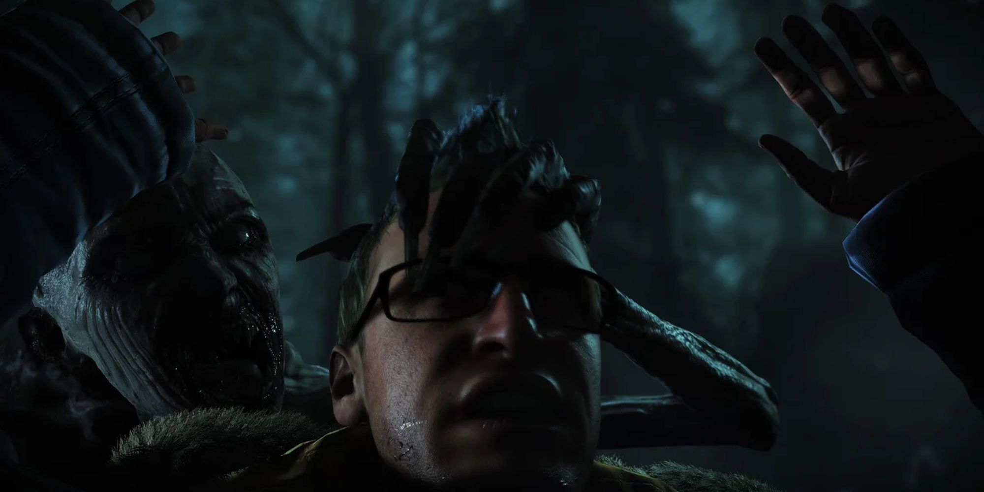 Until Dawn: A Character Grabbed And About To Be Killed By A Wendigo