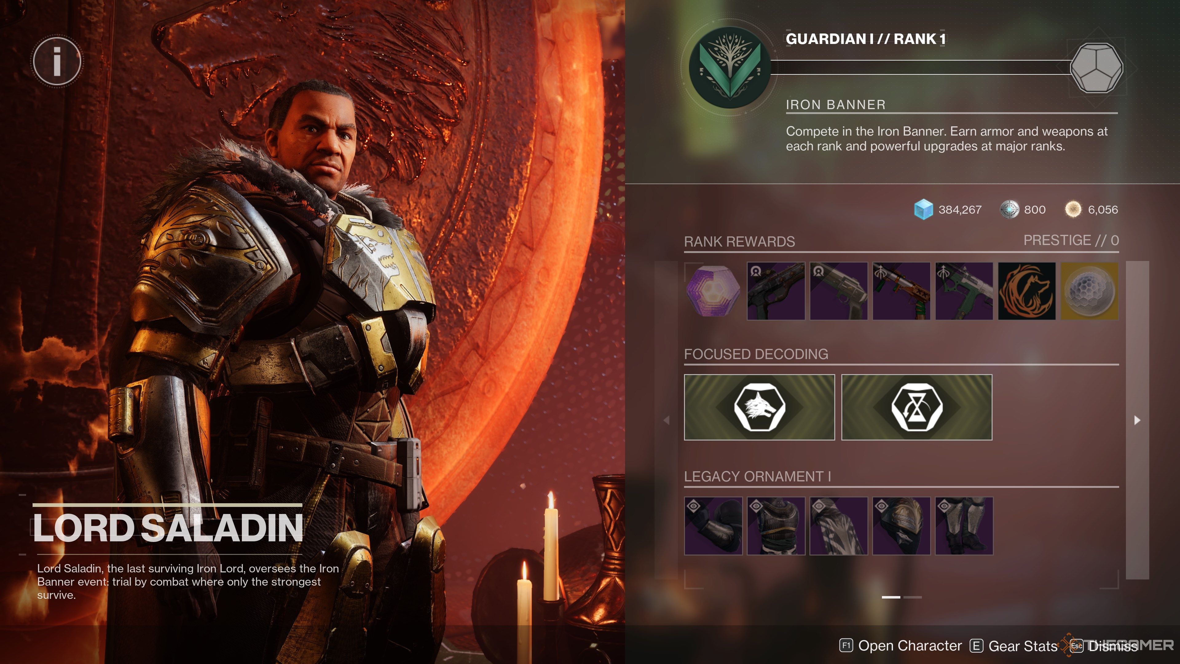 Destiny 2 Echoes Iron Banner Rewards