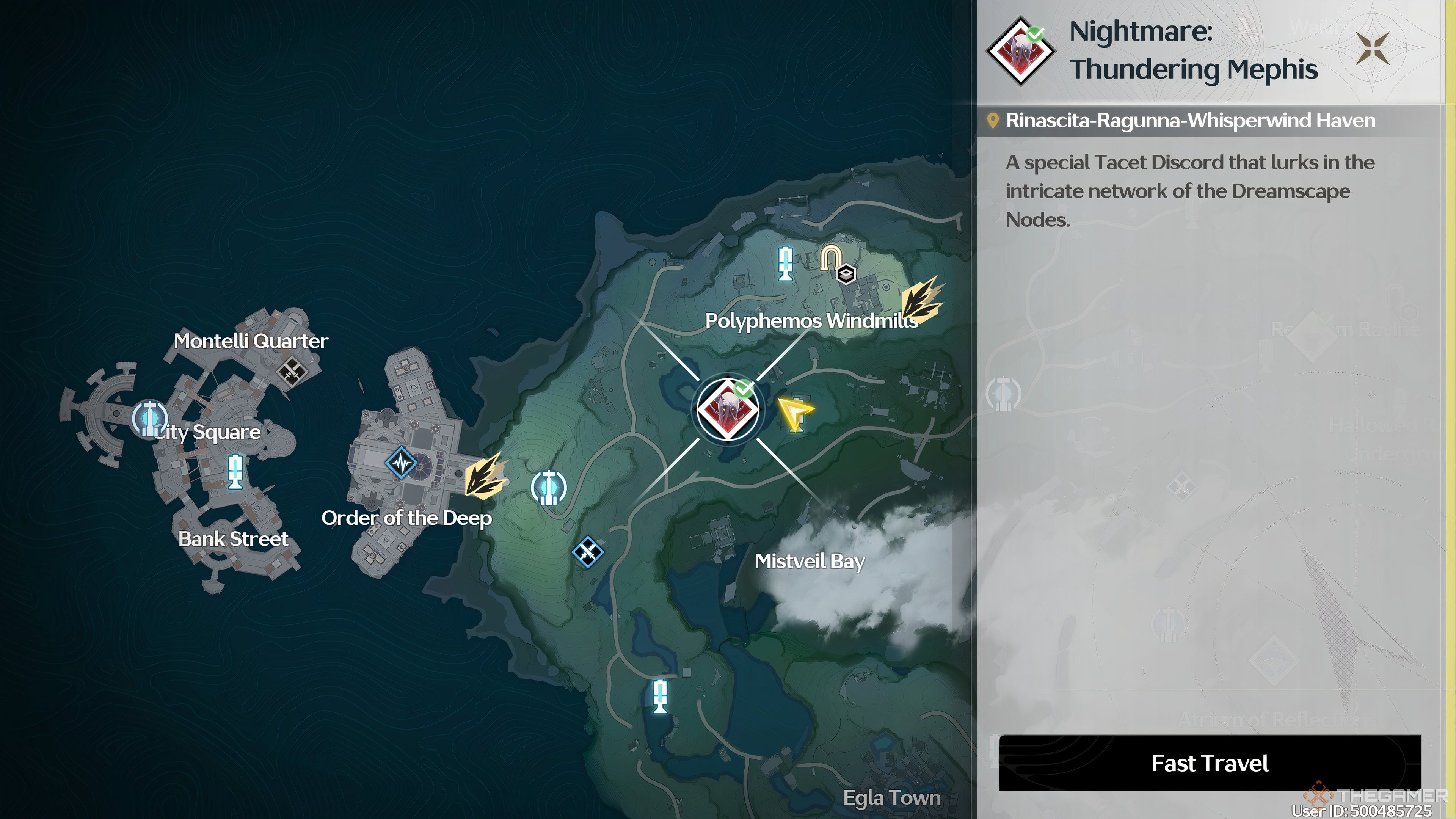 Nightmare Thundering Mephis location in Wuthering Waves.