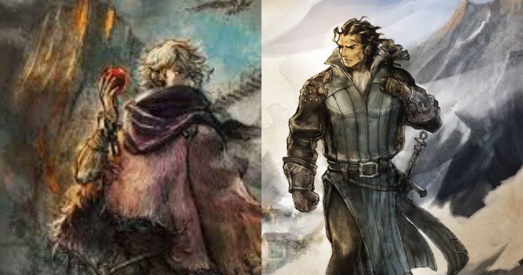 Octopath Traveler Therion And Olberic