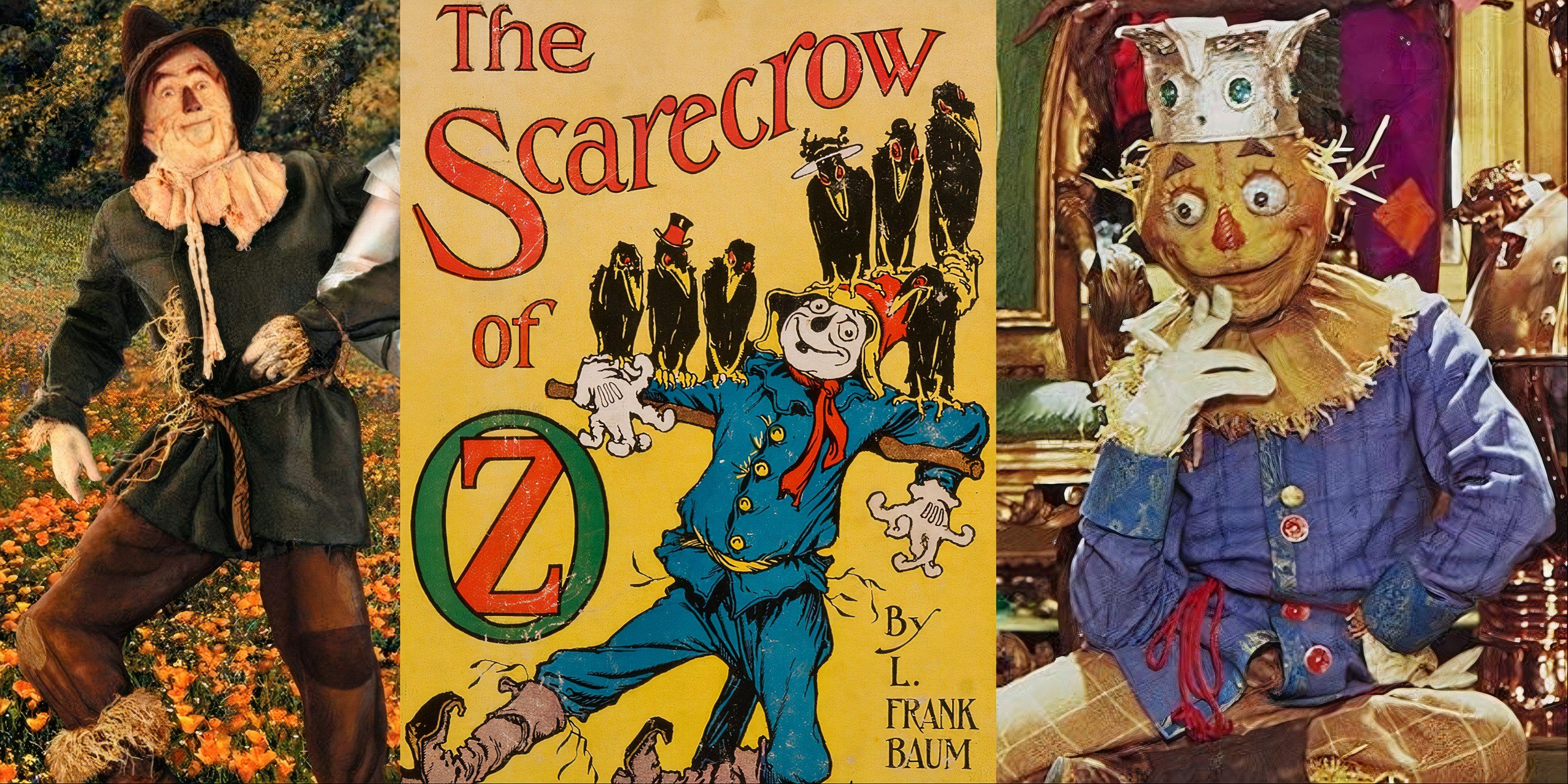 the scarecrow of oz split image