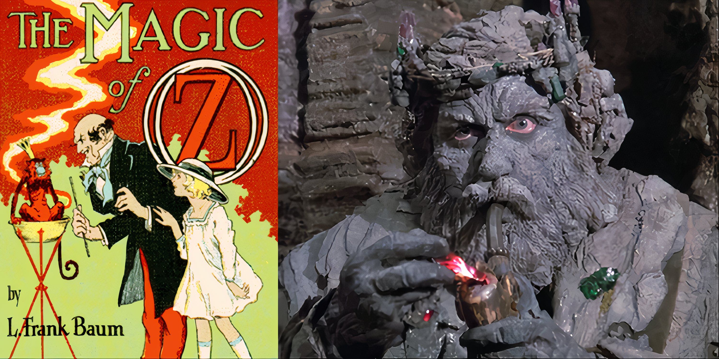 split image the magic of oz gnome king