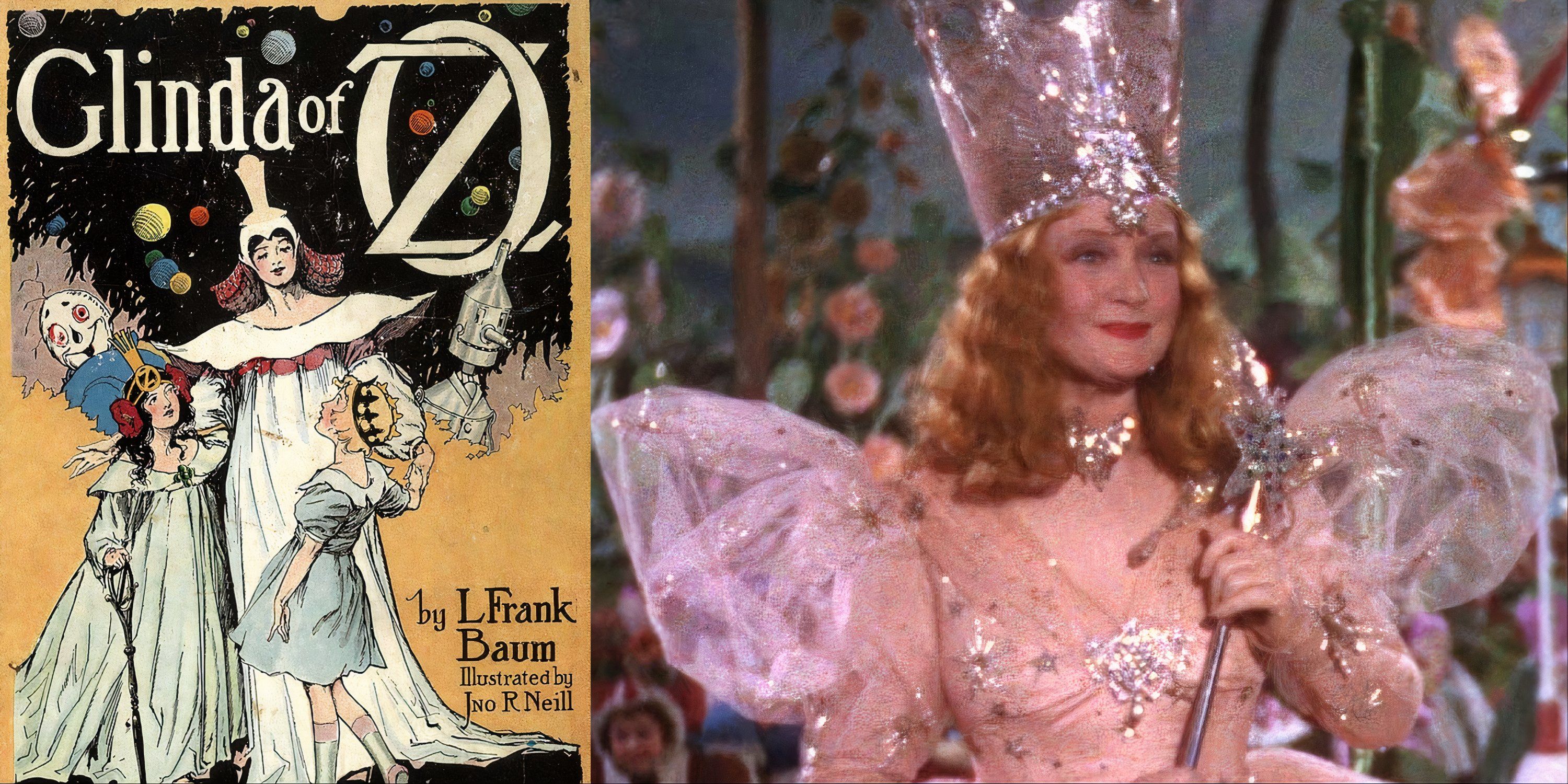 glinda of oz split image