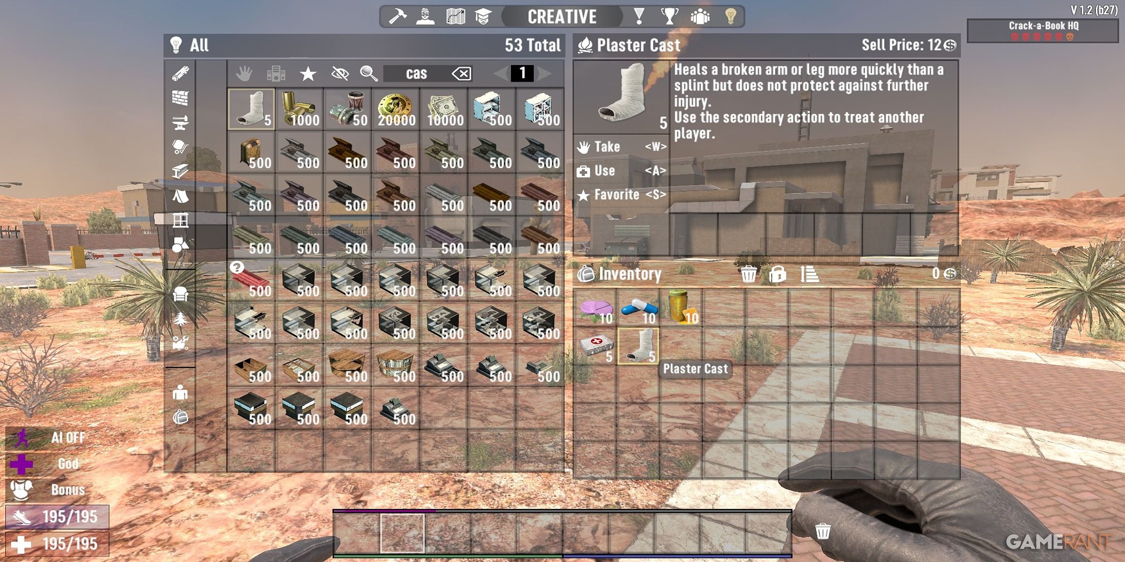 Plaster Cast In 7 Days To Die