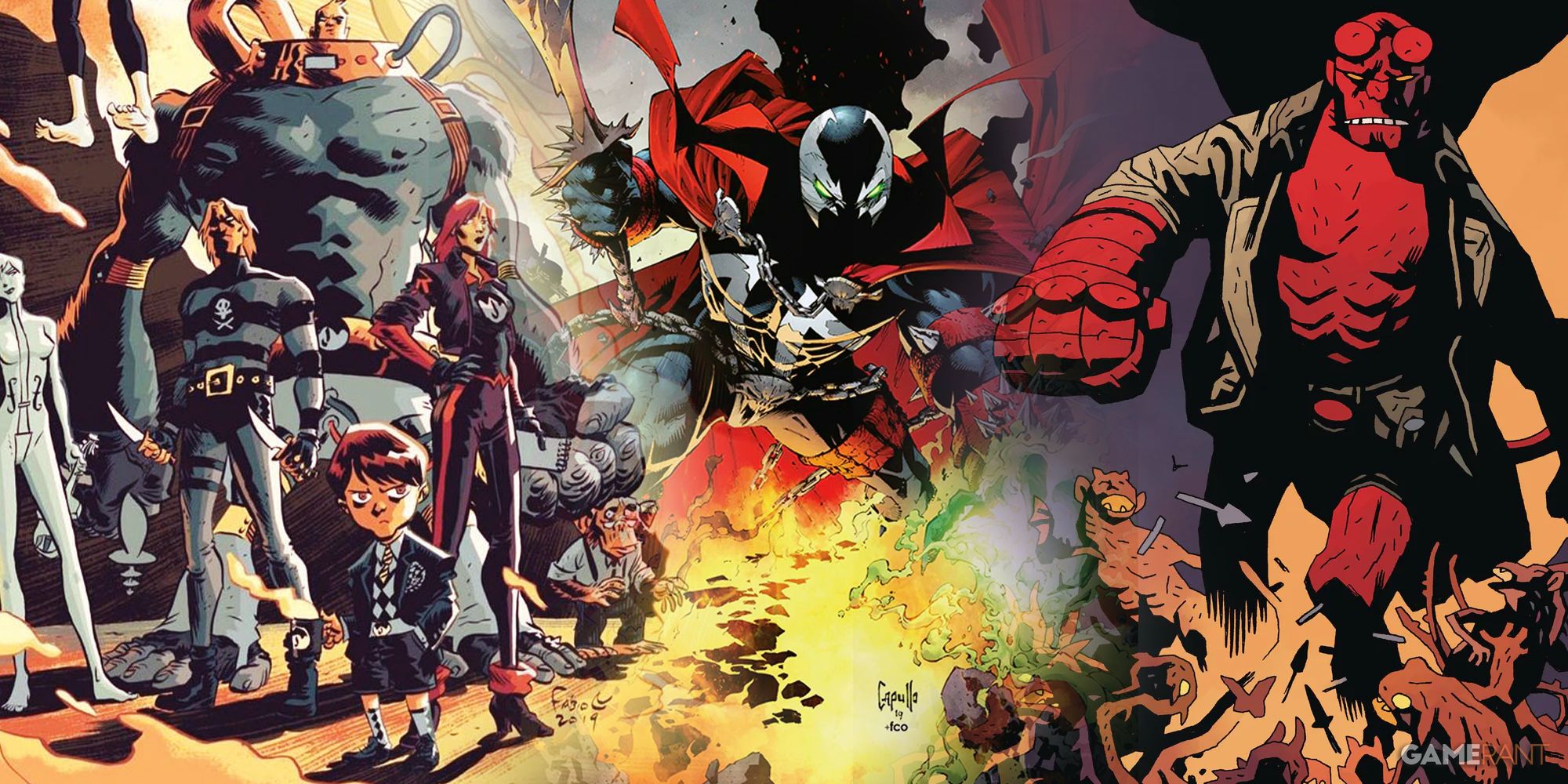 The Umbrella Academy, Spawn, Hellboy