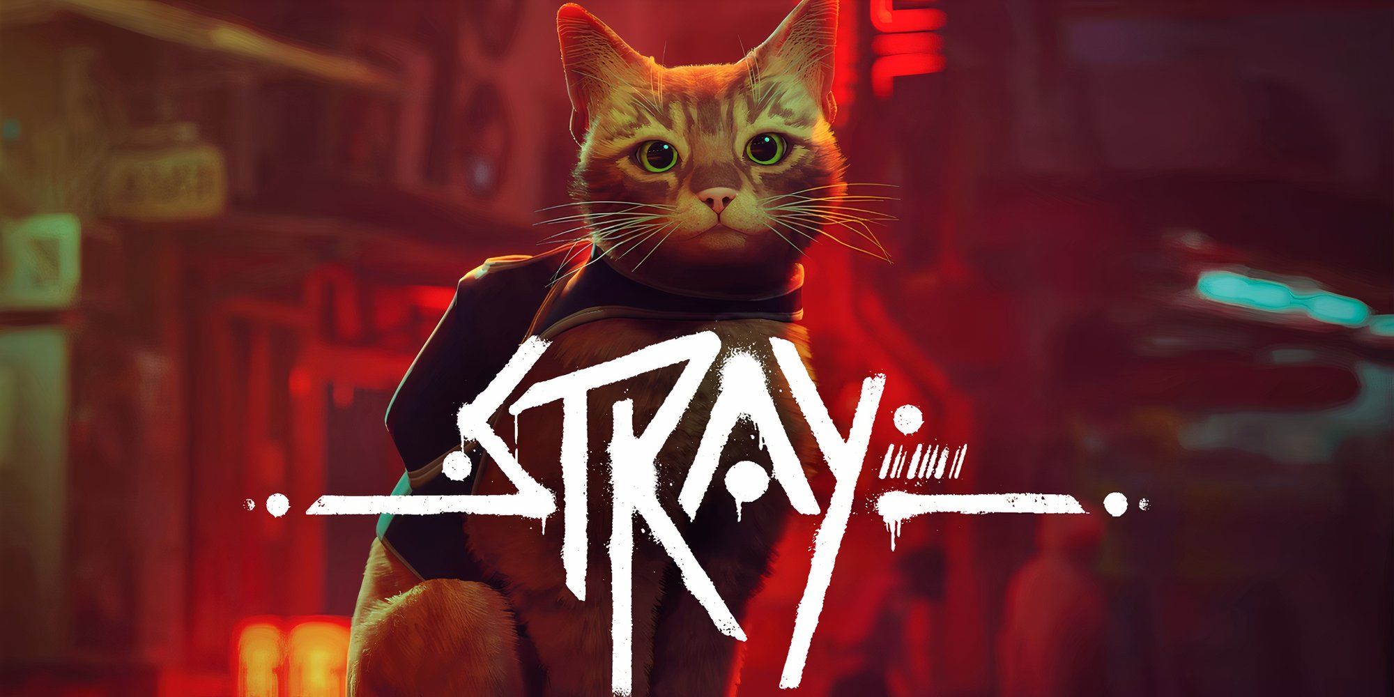 Promo art featuring characters in Stray