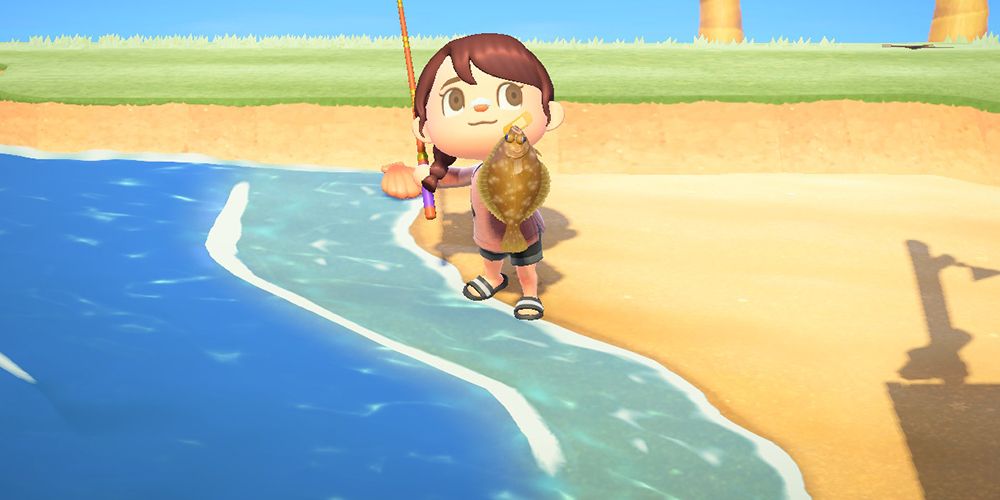 A villager holding up a Dab.