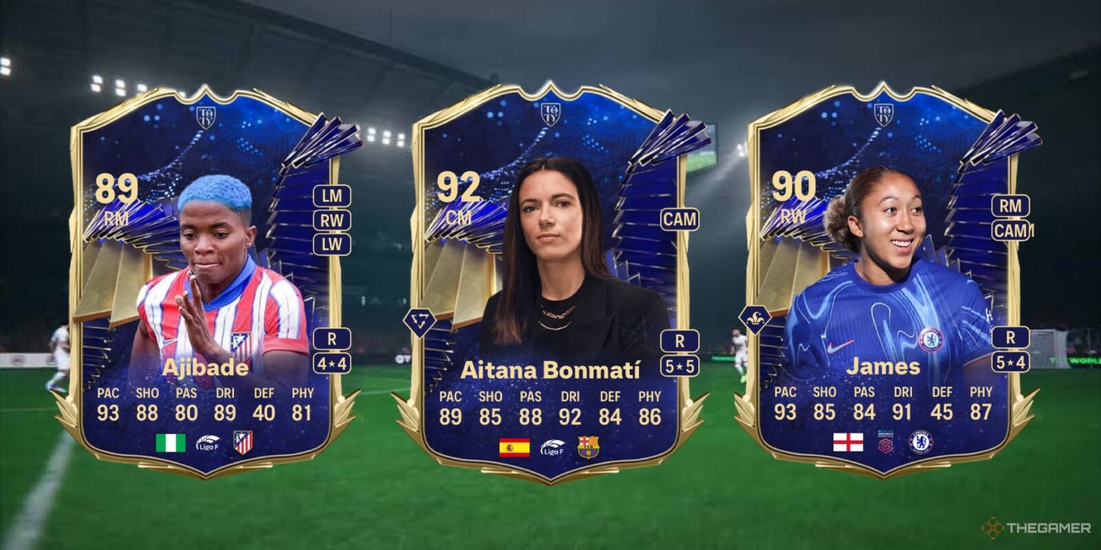 Team Of The Year Women's Nominees In EA Sports FC 25