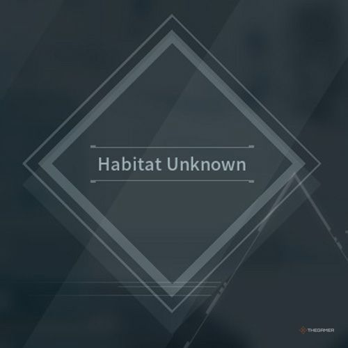 Habitat Unknown warning on Palpedia entry page in Palworld