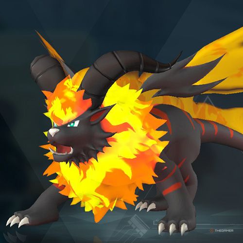 The full image of the Blazehowl is shown on its Palpedia entry page in Palworld