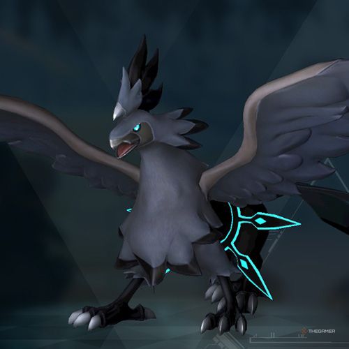 The full image of the Shadowbeak is shown on its Palpedia entry page in Palworld