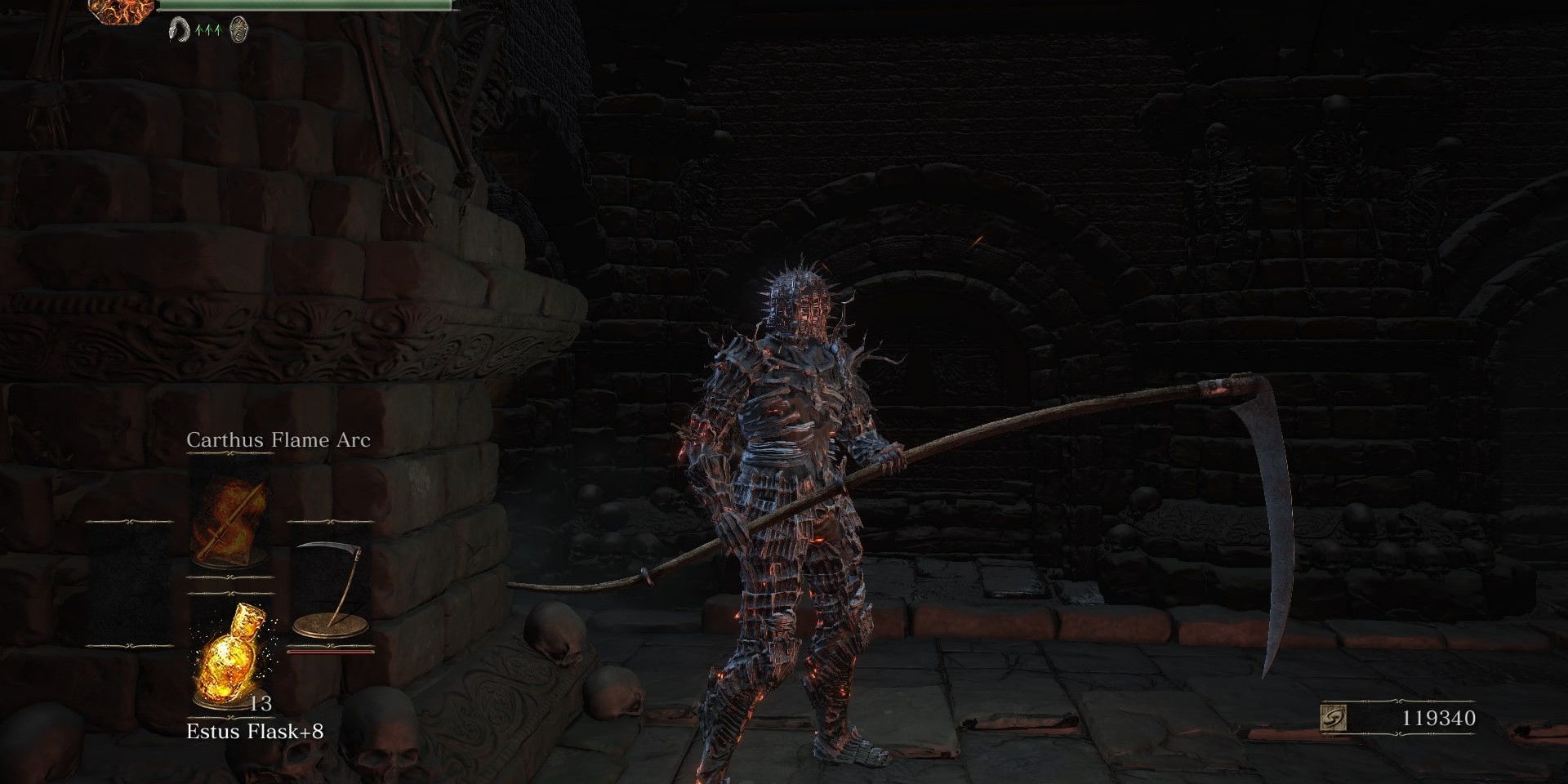 Great Scythe weapon in Dark Souls 3.