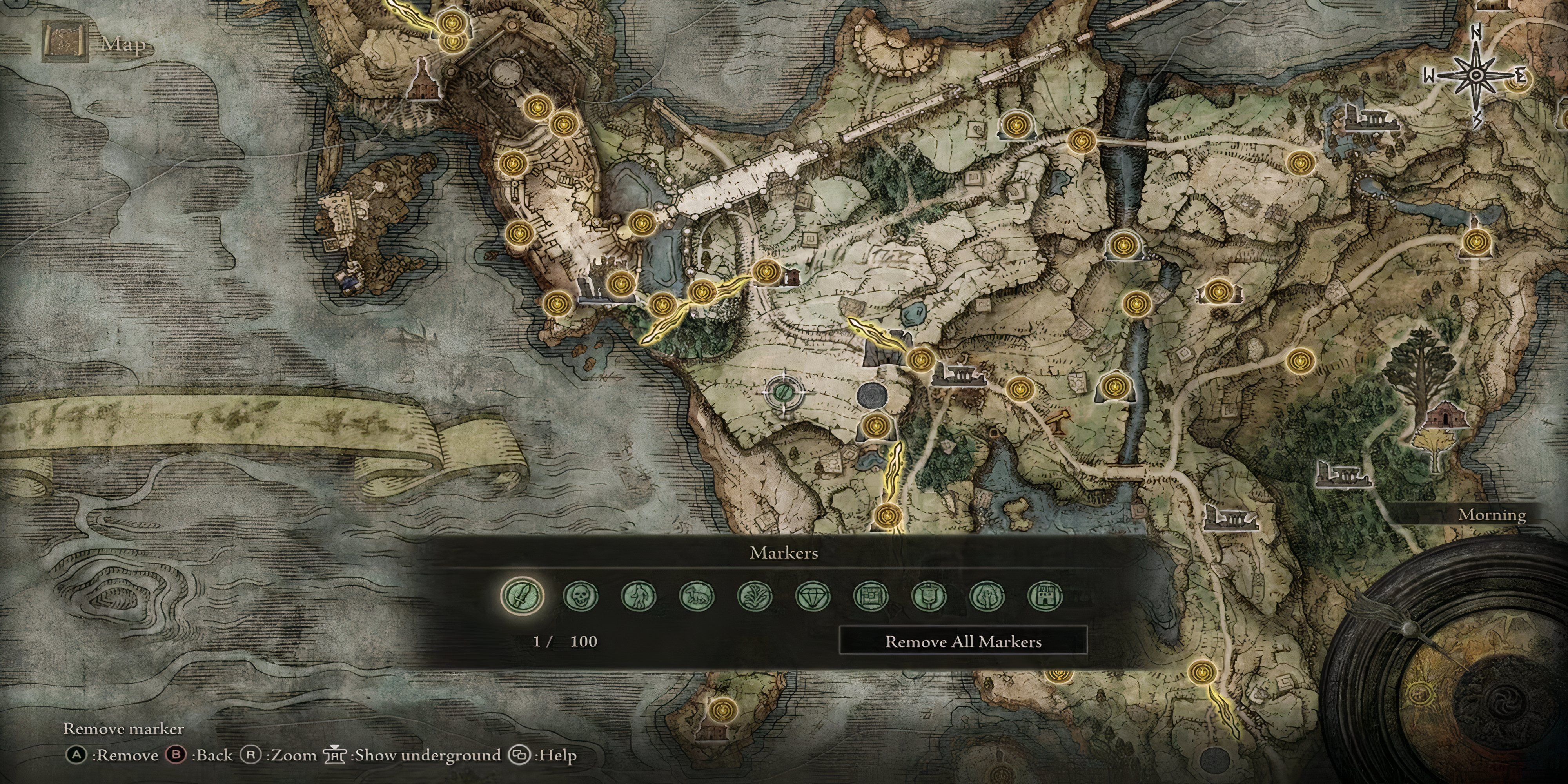 placing map markers in elden ring