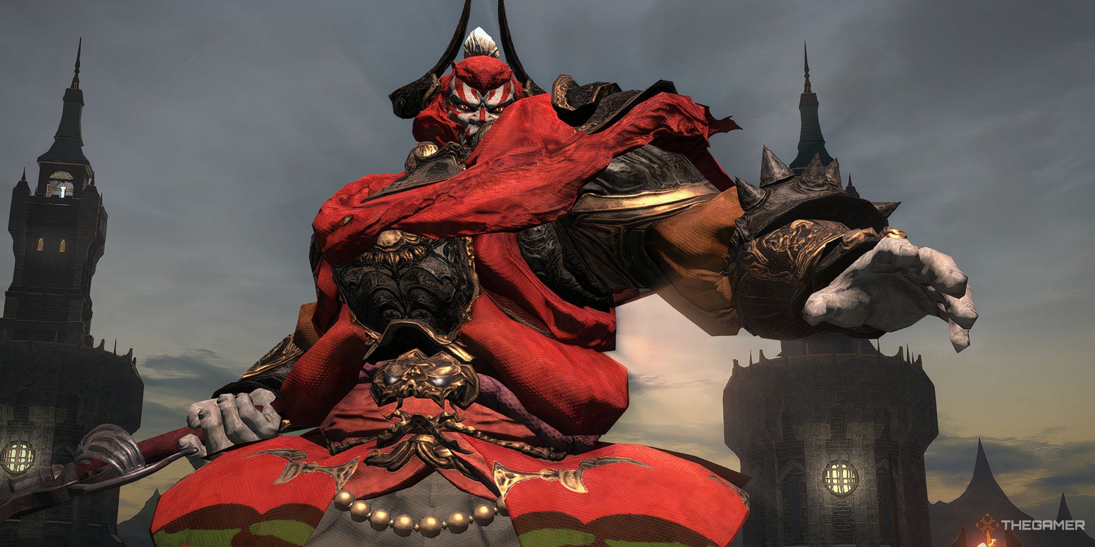 Gilgamesh ready to face the player in Final Fantasy 14.