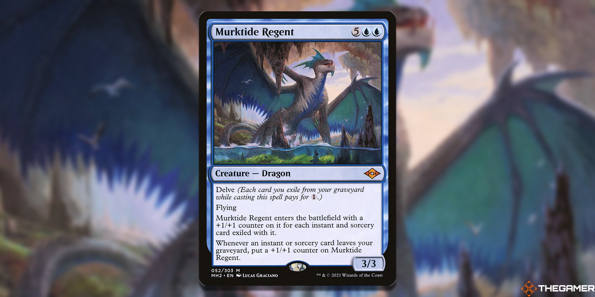 The Murktide Regent card, from Modern Horizons 2.