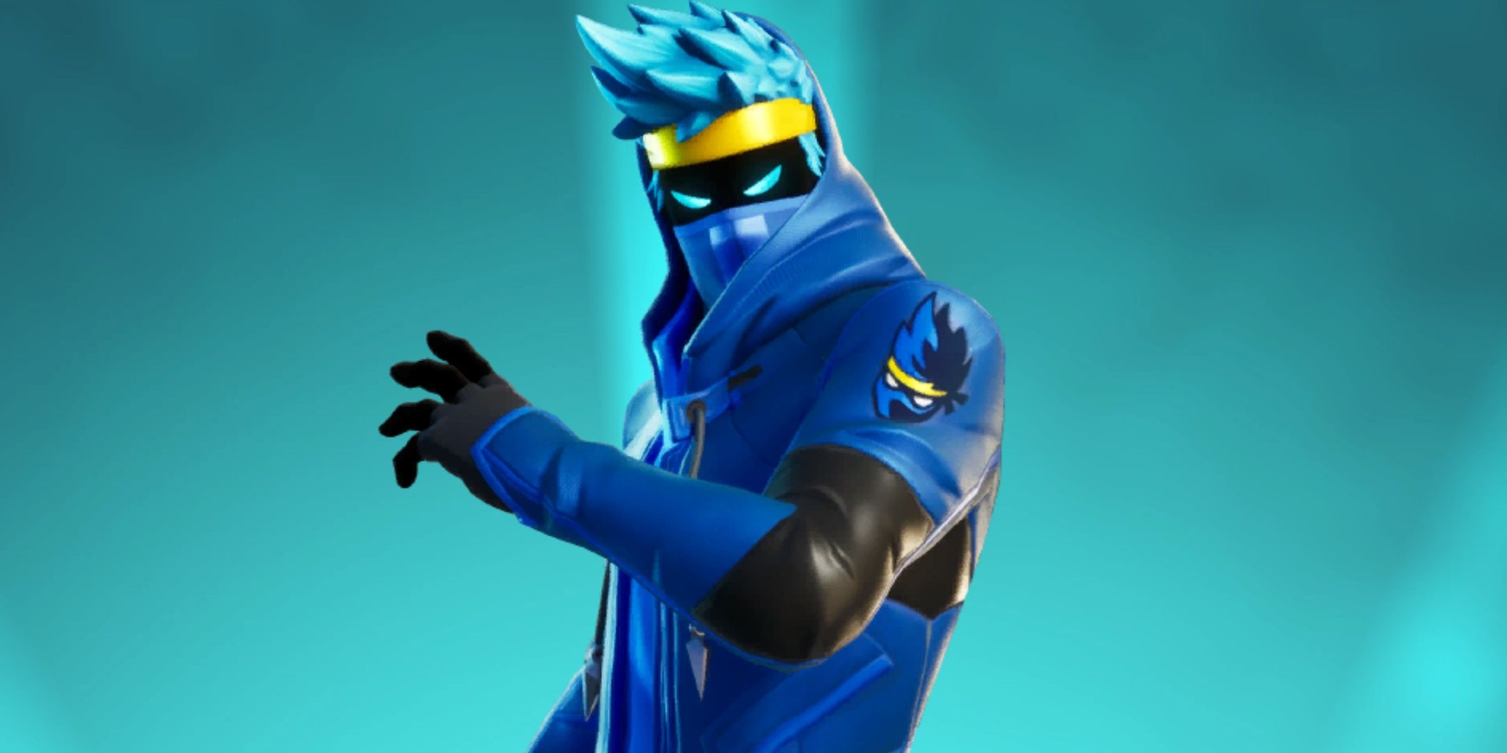 Tyler Blevin also known as Ninja as he appears in his Fortnite icon Skin.