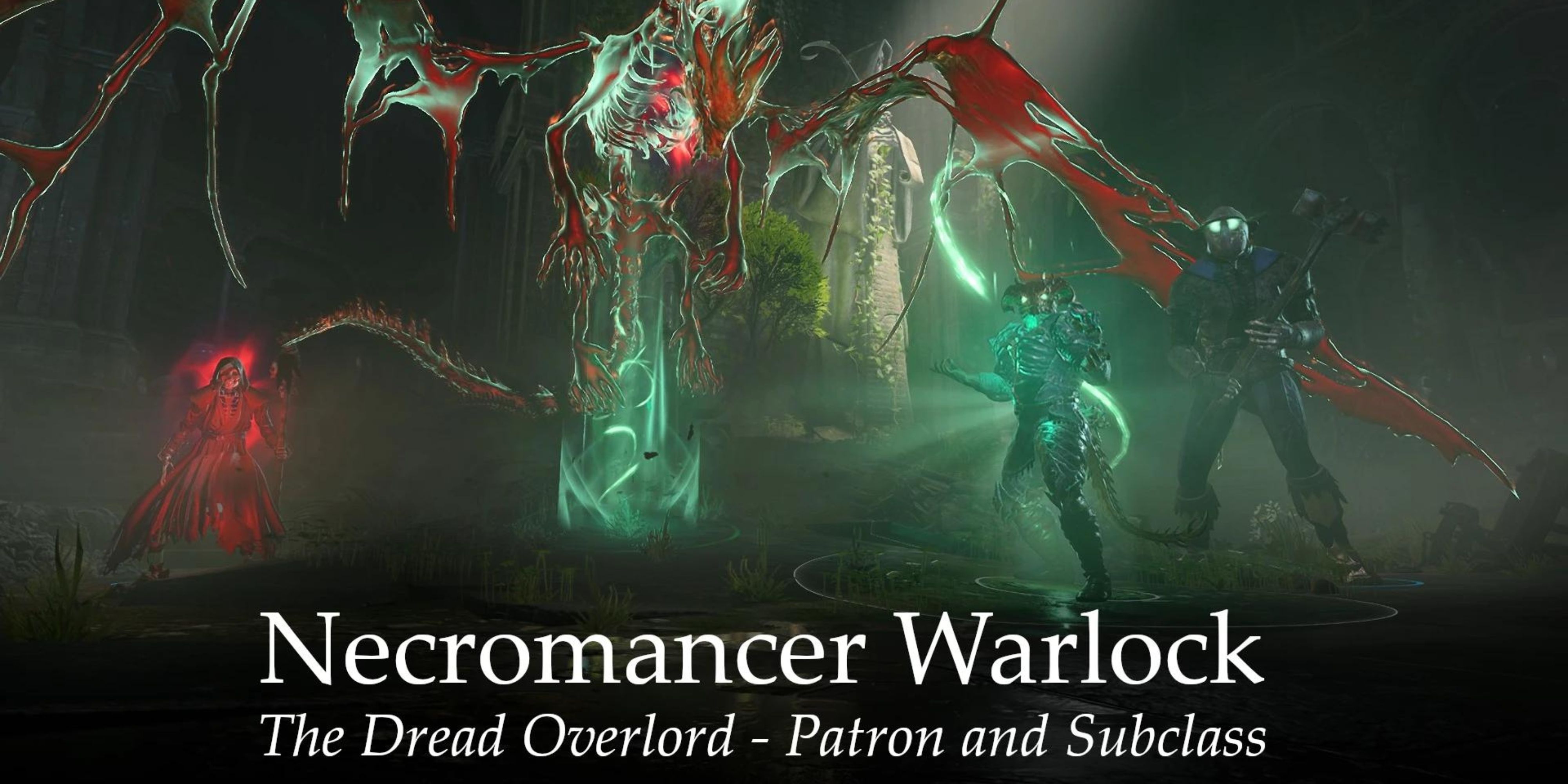 necromancer warlock the dread overlord modded subclass in baldur's gate 3