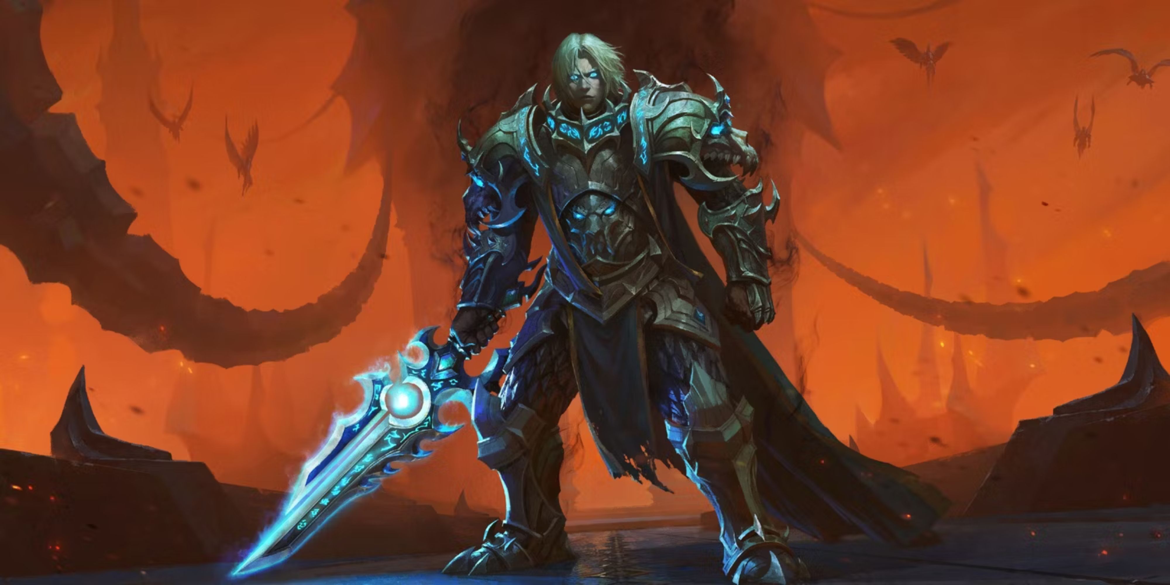 World of Warcraft Shadowlands Anduin Wrynn Death knight